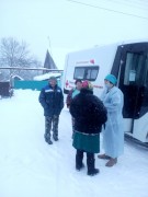 В Новокубанском районе на базе передвижного медицинского комплекса началась вакцинация против COVID-19