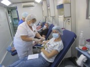 В донорской акции в станице Брюховецкой приняли участие более 60 человек 